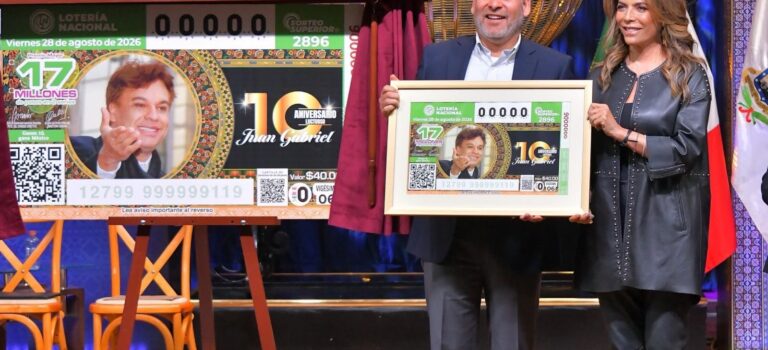 Juan Gabriel vuelve a la Lotería Nacional: así es el billete por sus 10 años de ausencia